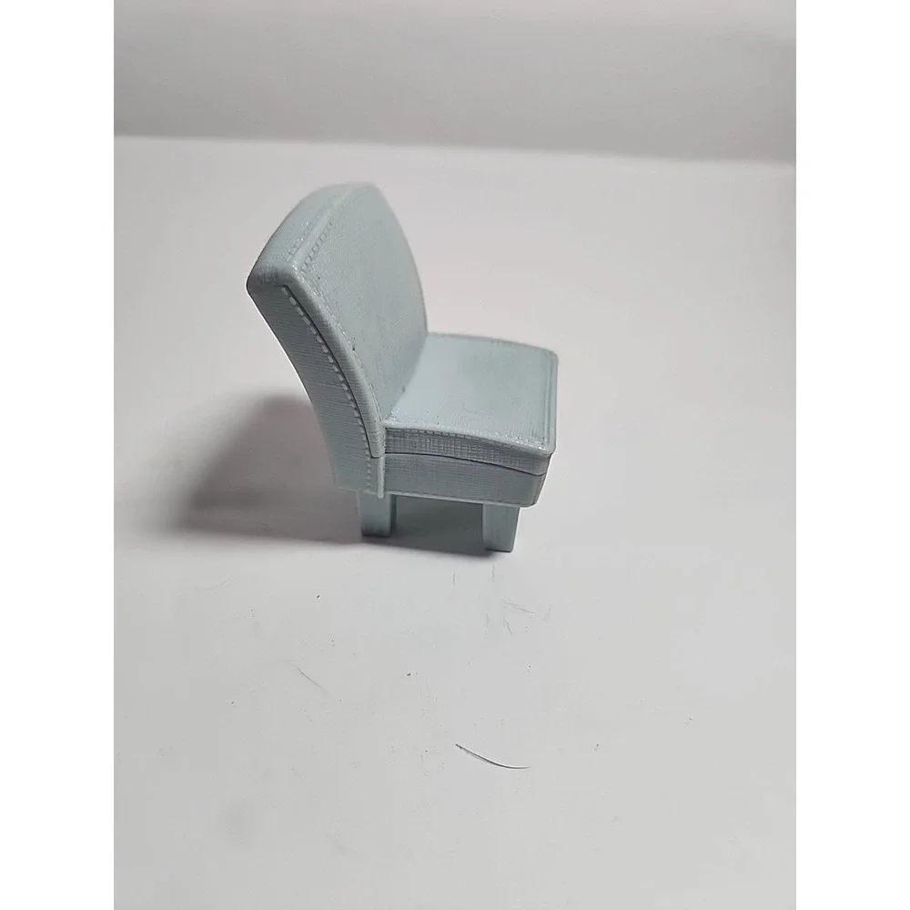 FISHER‎ PRICE Loving Family Dollhouse Family Room CHAIR Light Blue Green Color